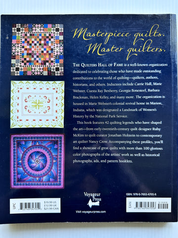 Quilters Hall of Fame - 42 Masters Who Have Shaped Our Art Book 2011