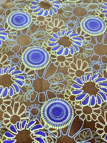 LAST 1/2m: Modern Fabric Quilt Cotton Color Splash in Chocolate Art Gallery Fabrics 112cm Wide