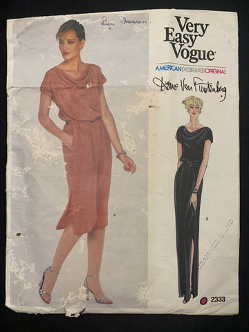 DRESS & BELT: Diane von Furstenberg 1970s womens dress 1970s size 10 *2333