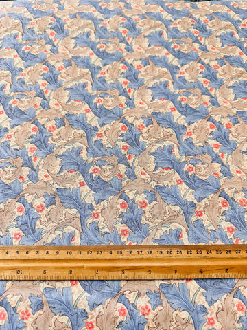 LAST 1/2m: Modern Fabric Quilt Cotton William Morris Mix Granville Inspired for Fabric Freedom 112cm Wide