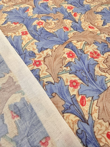 LAST 1/2m: Modern Fabric Quilt Cotton William Morris Mix Granville Inspired for Fabric Freedom 112cm Wide
