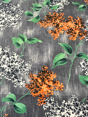 FAT QUARTER Vintage Fabric Crisp Cotton 1950s MCM 44cm x 50cm
