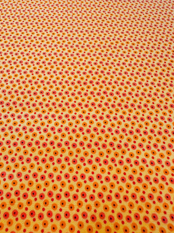 Modern Fabric Quilt Cotton Andover Kathy Hall Tiny Spots on Yellow 108cm Wide
