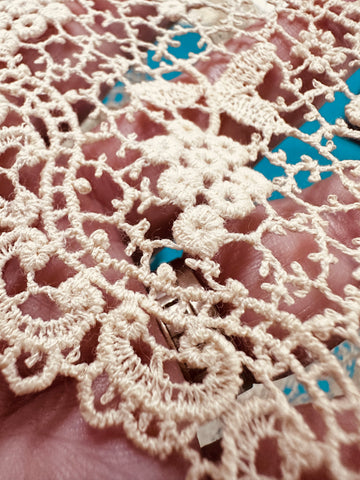 Antique? Vintage? Crochet Style Trim Delicate + Ornate 8cm Wide
