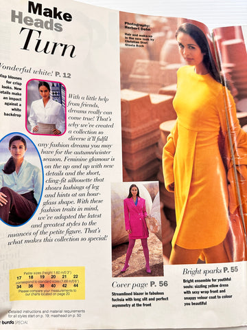 SPECIAL BURDA MAGAZINE FALL/WINTER ‘95/96: Petite Fashion Complete with Patterns