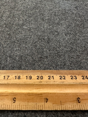 LAST PIECE Vintage Fabric Soft Wool Vintage? Modern?Pale Charcoal Suiting 152cm x 50cm