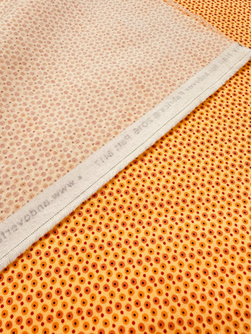 Modern Fabric Quilt Cotton Andover Kathy Hall Tiny Spots on Yellow 108cm Wide