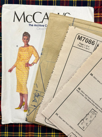 DRESSES: McCall’s Sewing Pattern The Archive Collection 2015/1963 Sizes 8-16 Unused FF *M7086