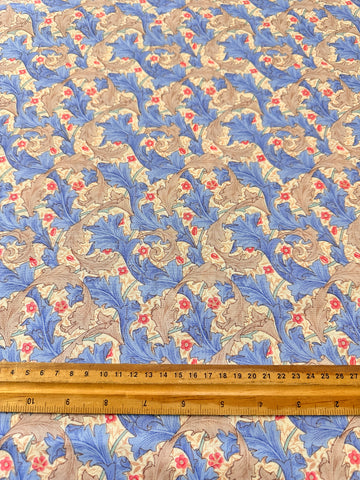 LAST 1/2m: Modern Fabric Quilt Cotton William Morris Mix Granville Inspired for Fabric Freedom 112cm Wide