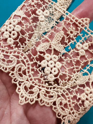 Antique? Vintage? Crochet Style Trim Delicate + Ornate 8cm Wide