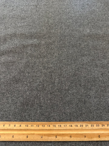 LAST PIECE Vintage Fabric Soft Wool Vintage? Modern?Pale Charcoal Suiting 152cm x 50cm