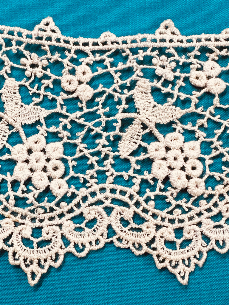 Antique? Vintage? Crochet Style Trim Delicate + Ornate 8cm Wide