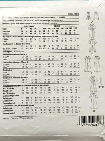 ROMPER, JUMPSUITS & SASH : McCall’s Sewing Pattern 2022 Sizes 8-16 Complete Uncut FF *M8288