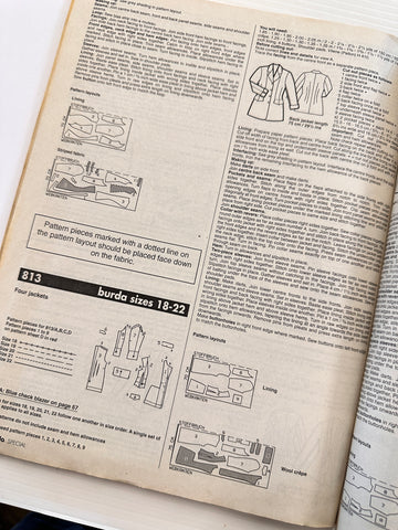 SPECIAL BURDA MAGAZINE FALL/WINTER ‘95/96: Petite Fashion Complete with Patterns