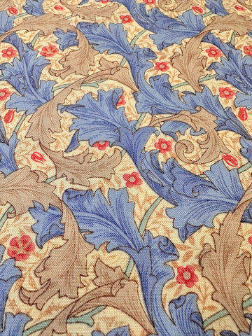 LAST 1/2m: Modern Fabric Quilt Cotton William Morris Mix Granville Inspired for Fabric Freedom 112cm Wide