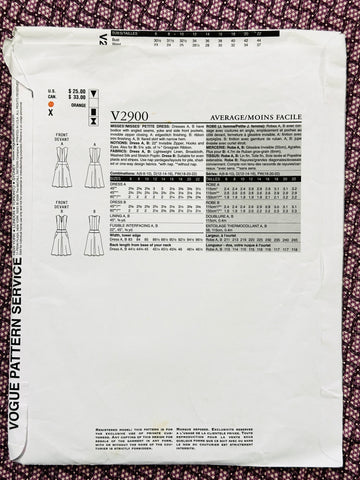 DRESS: Vogue American Designer Sewing Pattern DKNY Donna Karan 2006 Size 12-14-16 Complete Uncut *V2990