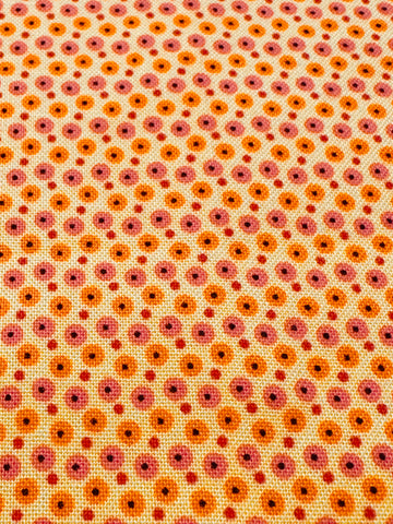 Modern Fabric Quilt Cotton Andover Kathy Hall Tiny Spots on Yellow 108cm Wide