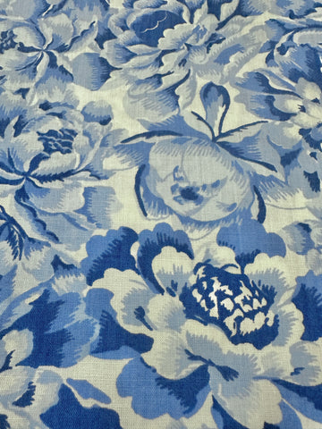 Vintage Fabric 1980s Laura Ashley Classic Palace Garden Cotton 88cm Wide