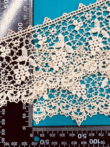 Antique? Vintage? Crochet Style Trim Delicate + Ornate 8cm Wide