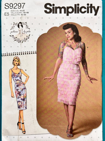 MISSES’ DRESS: Simplicity Sewing Pattern Patterns by Gertie 2021 Sizes 14-22 Uncut FF *S9297