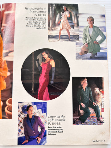 SPECIAL BURDA MAGAZINE FALL/WINTER ‘95/96: Petite Fashion Complete with Patterns