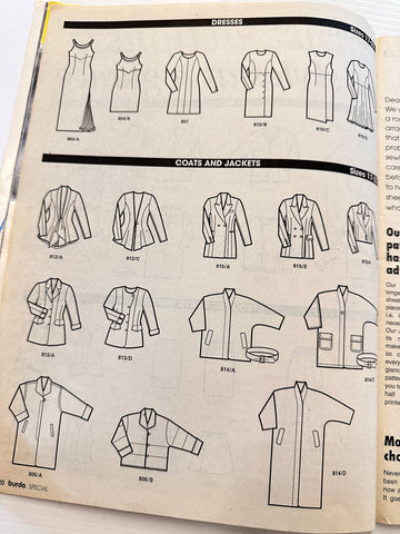 SPECIAL BURDA MAGAZINE FALL/WINTER ‘95/96: Petite Fashion Complete with Patterns