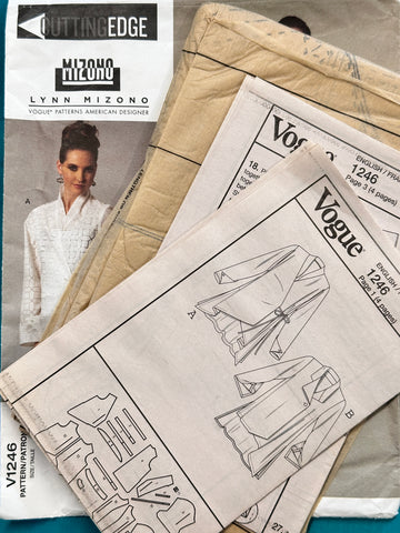 MISSES’ SHIRT: Vogue American Designer Lynn Mizono Sewing Pattern ‘Cutting Edge’ 2011 Size 16-22 Complete FF *V1246