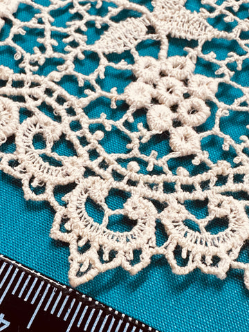 Antique? Vintage? Crochet Style Trim Delicate + Ornate 8cm Wide