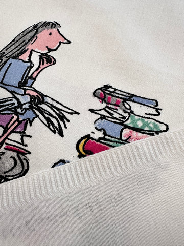 Modern Fabric 2013? Roald Dahl Matilda Quentin Blake Illustrations 68cm Wide