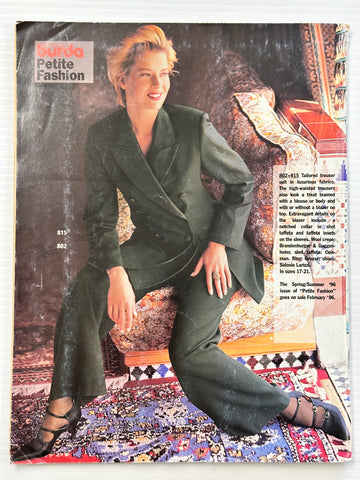 SPECIAL BURDA MAGAZINE FALL/WINTER ‘95/96: Petite Fashion Complete with Patterns
