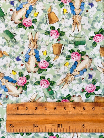 FAT QUARTER Modern Fabric Peter Rabbit FW&Co 2021 Beatrix Potter 58cm x 50cm