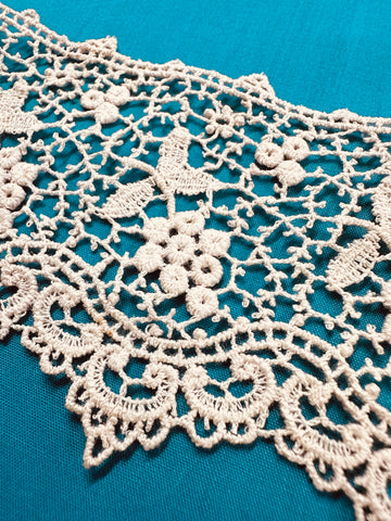 Antique? Vintage? Crochet Style Trim Delicate + Ornate 8cm Wide