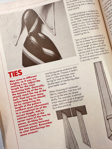 SEWING FOR MEN & BOYS: Simplicity Wardrobe Guide 1974 Techniques Instructions