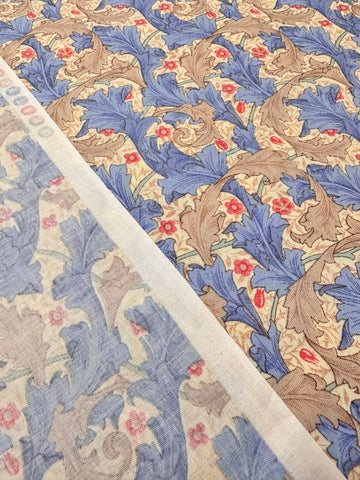 LAST 1/2m: Modern Fabric Quilt Cotton William Morris Mix Granville Inspired for Fabric Freedom 112cm Wide