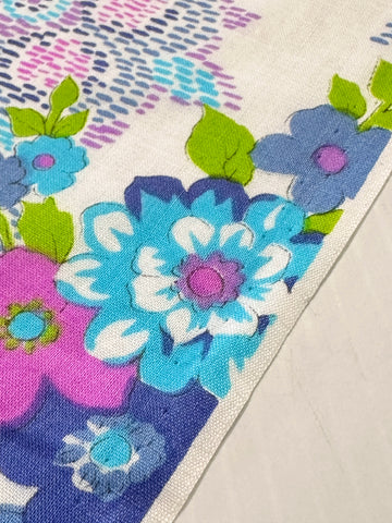 Vintage Fabric 1970s Hippie Boho Cotton Voile 88cm Wide