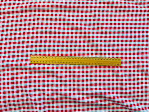 Vintage Fabric Sheeting Cotton 1999 Rosali in Blue Pink Gingham Cath Kidston Ikea 75cm Wide