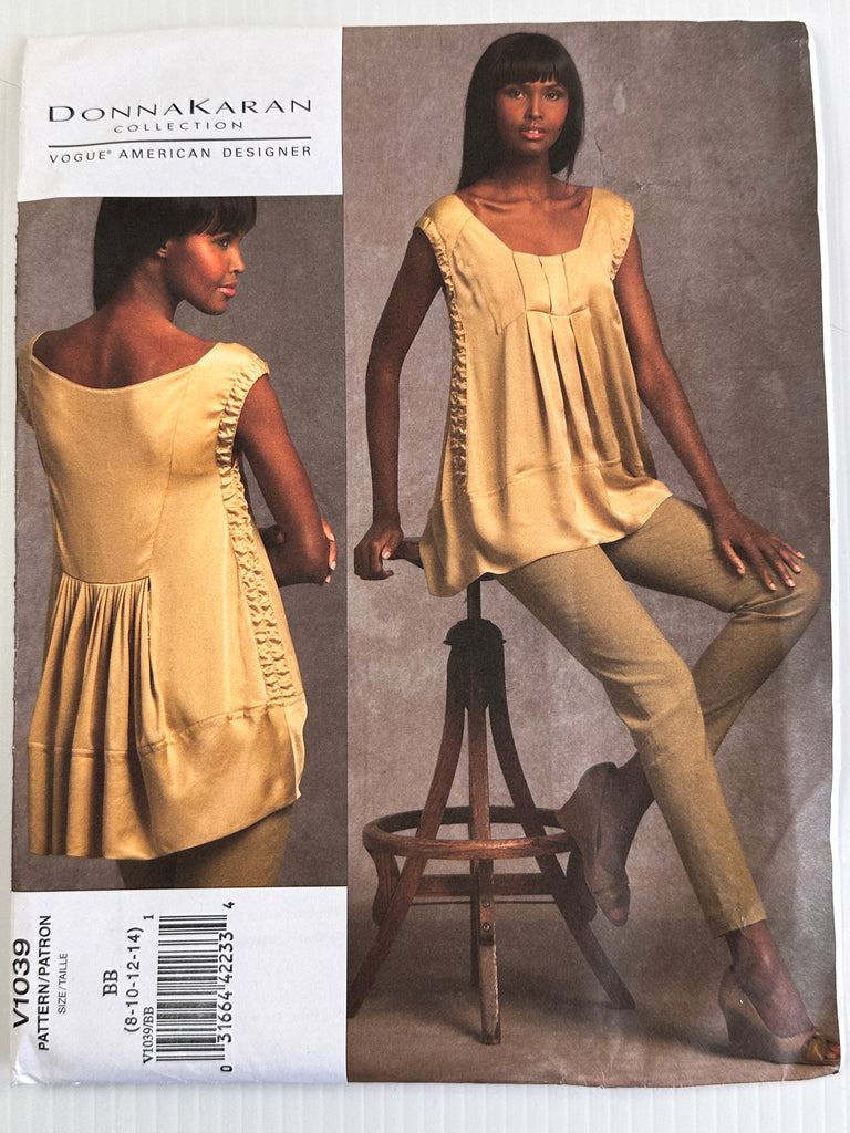 TUNIC & PANTS: 2008 Vogue American Designer Donna Karan sz 8-14 *V1039