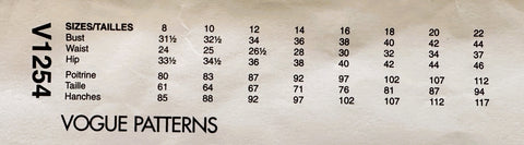 DRESS: Vogue American Designer Anne Klein Sewing Pattern 2011 Sizes 8-14 Complete FF *V1254