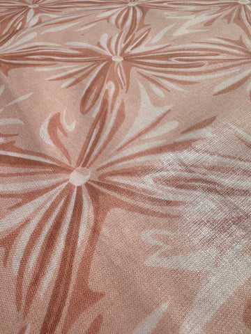 Vintage Fabric 1980s UK Titley & Marr Radcliff Trompe L'Oeil Cotton Drapery Chintz