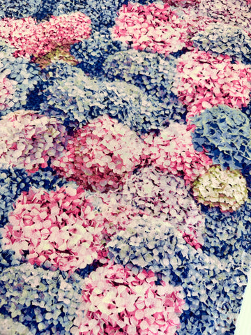 4m LEFT: Modern Fabric Quilt Cotton 2016 Patty Reed for Fabric Traditions Savannah Hydrangeas