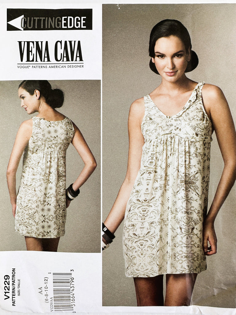 DRESS: Vogue American Designer Vena Cava 2011 Uncut FF? Sz 6-12 *V1229
