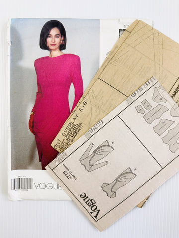 DRESS: Vogue American Attitudes Tom & Linda Platt 1991 Uncut FF Sz 8-12 *2773