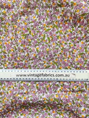 CLEARANCE Vintage Fabric 1960s Rare Stiff Nylon Lace Dress Overlay Fabric 90cm Wide