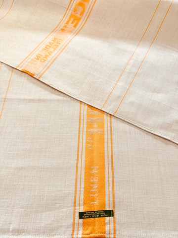 Vintage Tea Towel Thick Irish Linen Housewives Choice Mid-Century Unused Extra Large 68cm x 88cm