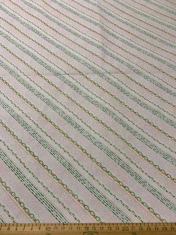 2m LEFT: Vintage Sheeting 1970s 80s Unused Fabric w Tiny Retro Flowers