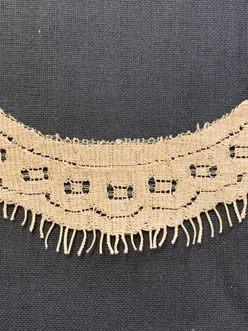 19 PIECES LEFT: 2cm x 140cm lingerie? ecru nylon scalloped lace trim