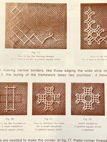 DMC Library Hardanger Embroideries book 2nd series 1974