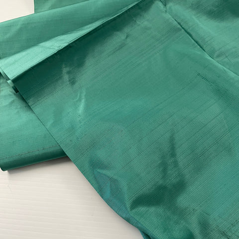 LAST PIECE: Rare vintage 1950s 60s nylon blend turquoise taffeta