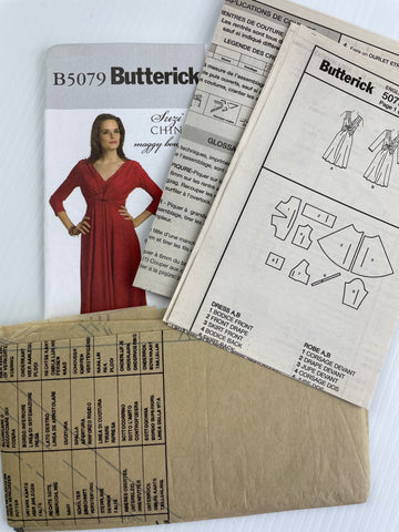SUZI CHIN MAGGY BOUTIQUE DRESS: Butterick 2007 sizes 16-22 uncut *B5079