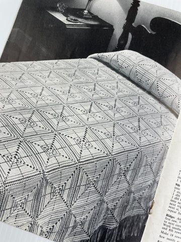 Paragon Crochet Book number 115 15 pages 7 projects home decor 40s?